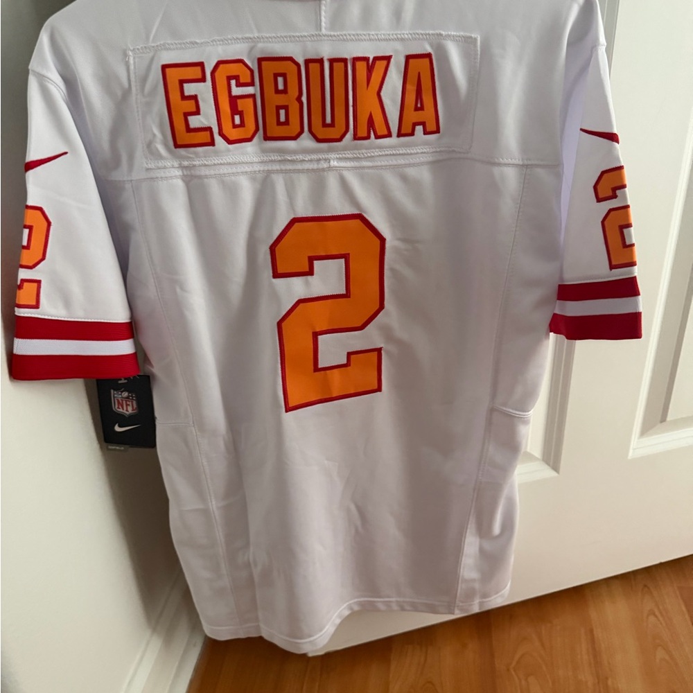 Nike Kids White and Red Jersey